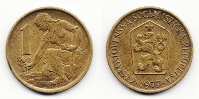 1 coroa 1977