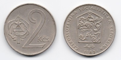 2 koruny 1985