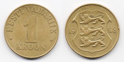 1 kroon 1998