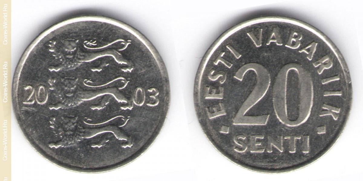 20 Cent 2003 Europa