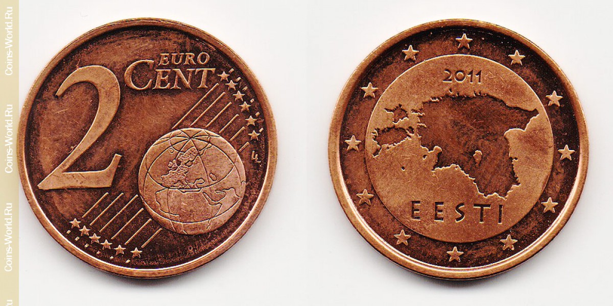 2 Euro cent 2011 Estonia