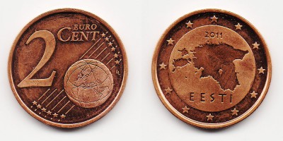 2 евроцента 2011 года 