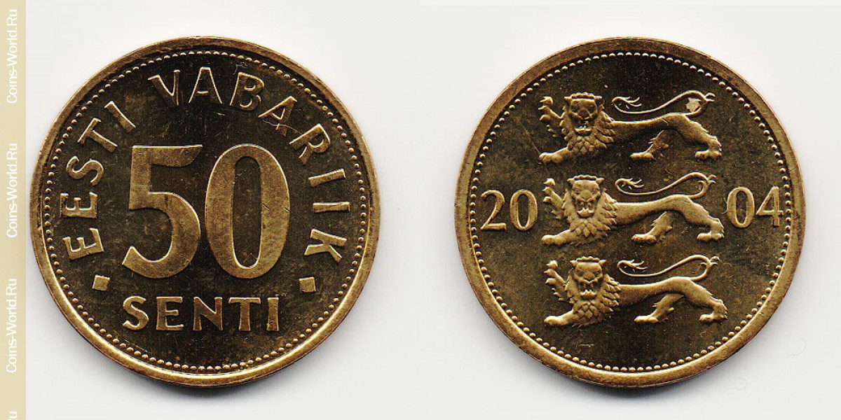 50 senti 2004 Estonia
