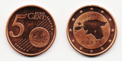 5 евроцентов 2011 года