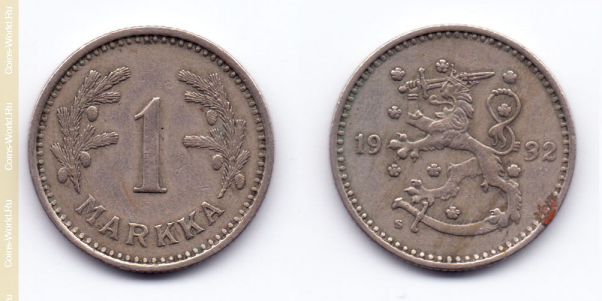 1 Mark  1932 Finnland