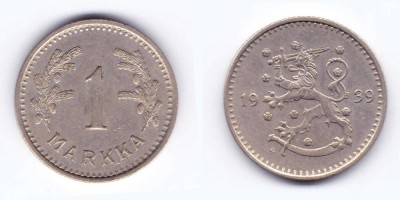 1 марка  1939 года