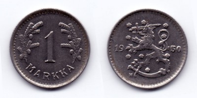 1 markka 1950