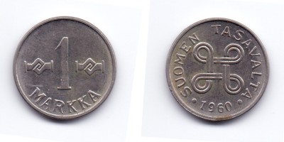 1 markka 1960
