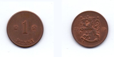 1 penni 1919