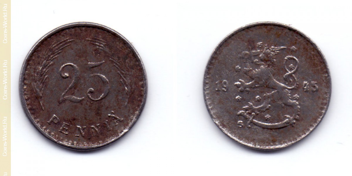 25 Penny 1945 Finnland