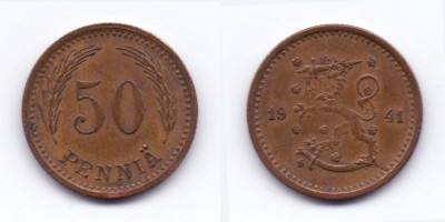 50 penniä 1941