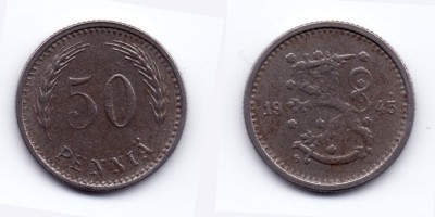 50 penniä 1945