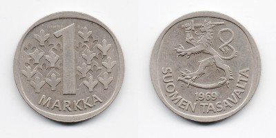 1 markka 1969