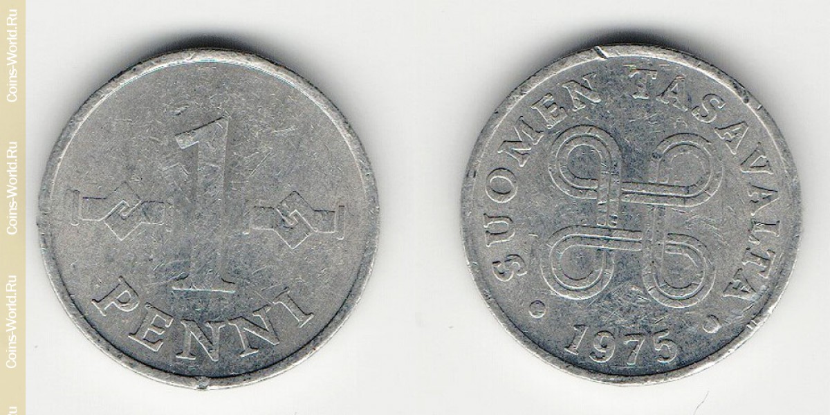 1 Penny 1975 Finnland