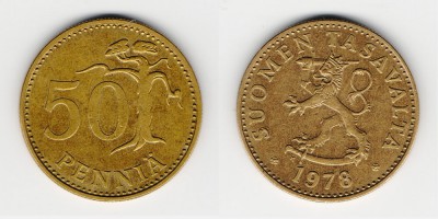50 penniä 1978