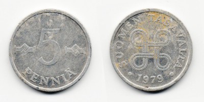 5 пенни 1979 года 