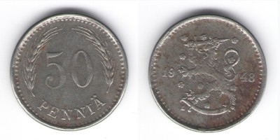 50 penniä 1948