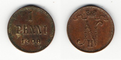 1 Penny 1900