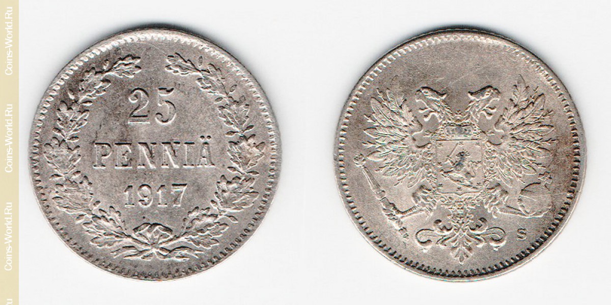 25 пенни 1917 года  Финляндия