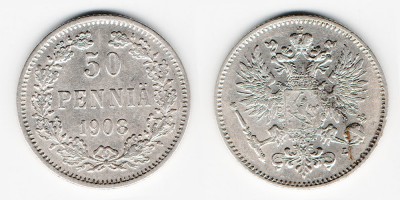 50 penniä 1908