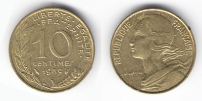 10 cêntimos 1989