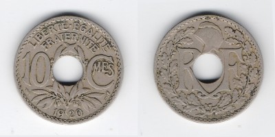 10 centimes 1920