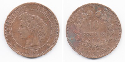 10 centimes 1897