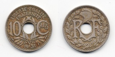 10 cêntimos 1931