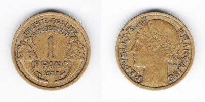 1 franc 1937