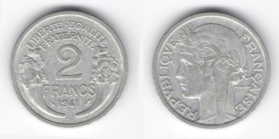 2 франка 1941 года