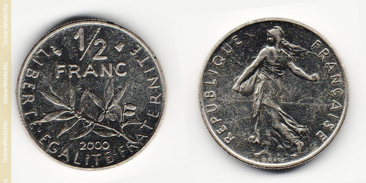 ½ franc 2000 France