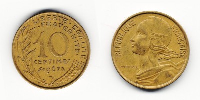 10 cêntimos 1967