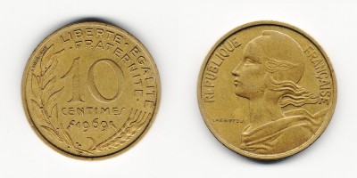 10 céntimos 1969