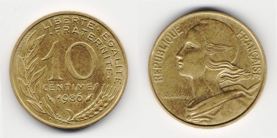 10 céntimos 1986