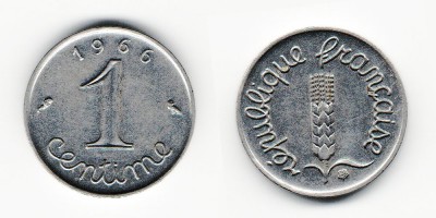1 Centimes 1966