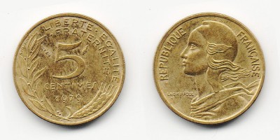 5 centimes 1979