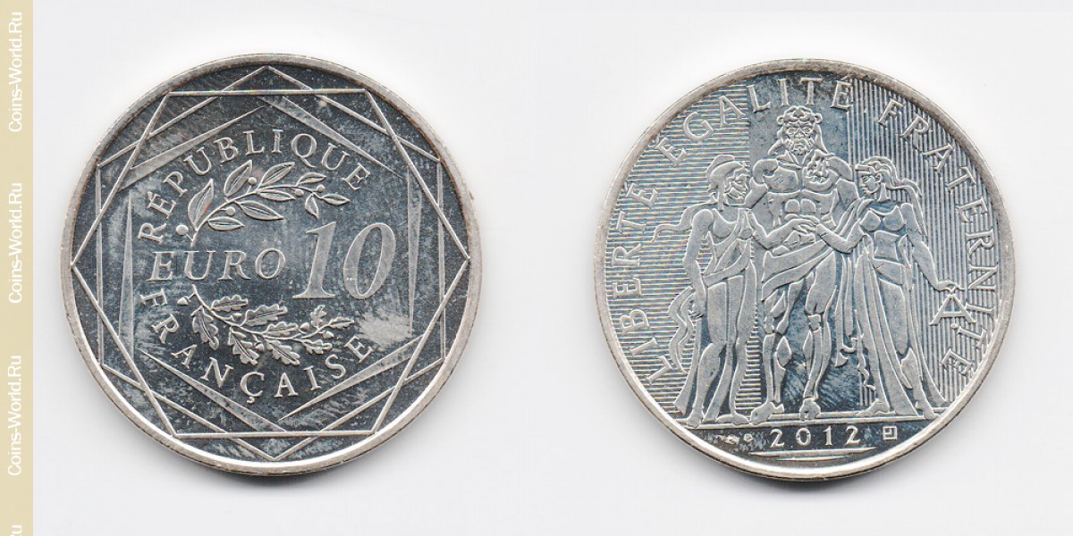 10 евро 2012 года Франция