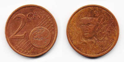 2 евроцента 2009 года