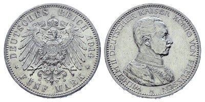 5 marcos 1914 A