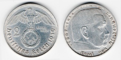 2 reichsmark 1939