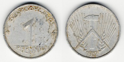 1 pfennig 1952 A