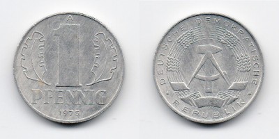 1 penique 1975 A