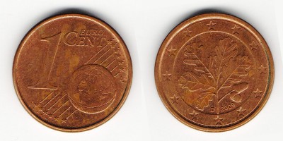 1 cêntimo de euro 2009