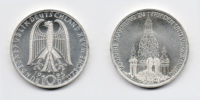 10 марок 1995 года