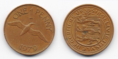 1 пенни 1979 года