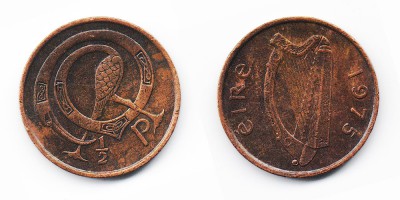 1/2 penny 1975