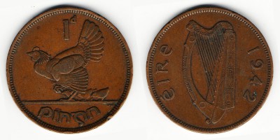 1 пенни 1942 года 