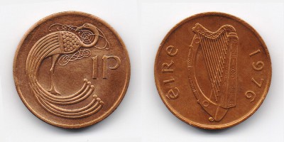 1 penny 1976