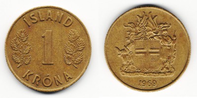 1 krona 1969