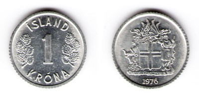 1 krona 1976